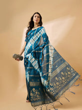 Womens Fashion Ethnic Teal Color Sarees-MLSHWSA1299TEL0ONE